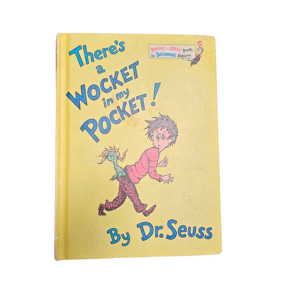 Dr. Seuss Vintage 'There's a Wocket in My Pocket' Book 1974 Publication